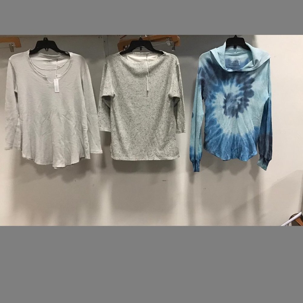 NWT 3pc CHRISTINA LEHR long sleeve tee t shirts Women Tops  Size 2